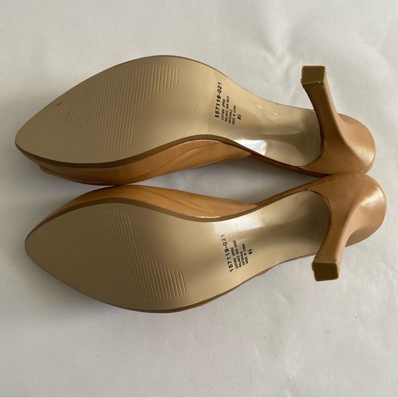 Colin Stuart Leather Peep Toe Mules 8.5 - Picture 8 of 12